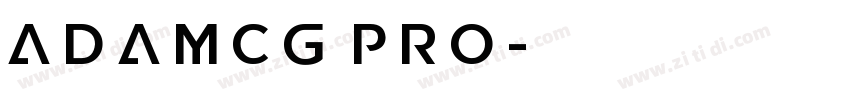 ADAMCG PRO字体转换